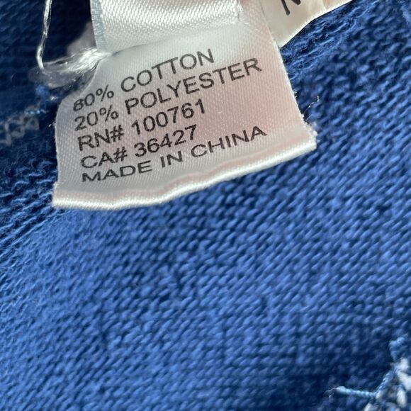 Vintage‎ Paul Frank Hoodie Sweatshirt Mens M Blue Full Zip Deconstructed 00s Hip - Picture 11 of 12